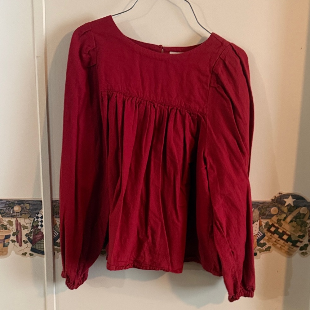 a.n.a Women's Rich Red Blouse